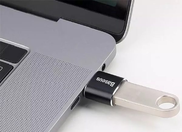 مبدل تایپ سی به یو اس بی بیسوس Baseus OTG USB Female to Type-C Male Adapter