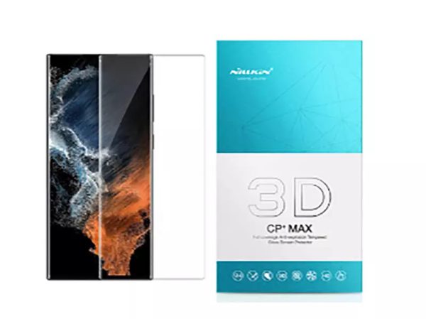 گلس سامسونگ گلکسی اس 23 اولترا نیلکین NILLKIN Samsung Galaxy S23 Ultra 3D CP+MAX tempered glass