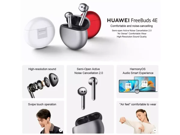 هندزفری بلوتوث هواوی Huawei FreeBuds 4E Wireless Earphone Bluetooth