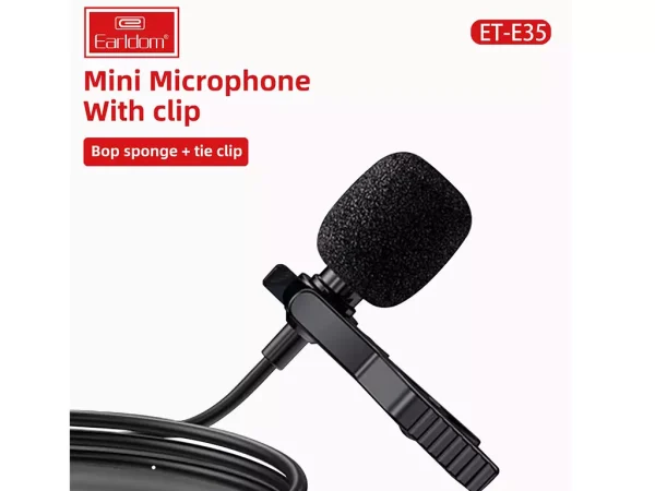 میکروفون تایپ سی ارلدام Earldom ET-E35 Type-C Microphone