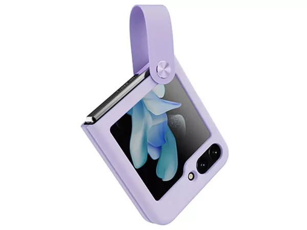 قاب سامسونگ زد فیلیپ 5 نیلکین Nillkin Flex Flip Finger Strap liquid silicone phone case Samsung Galaxy Z Flip 5