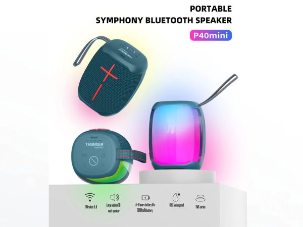 اسپیکر بلوتوث قابل حمل ویوو WiWU P40 Mini Portable Wireless Bluetooth Speaker