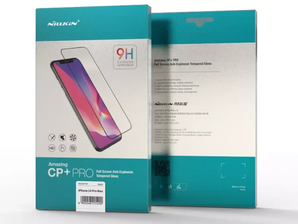 محافظ صفحه نمایش آیفون 14 پرومکس نیلکین Nillkin Iphone 14 Pro Max CP+Pro Tempered Glass