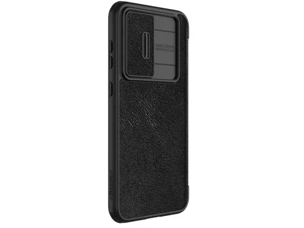 کیف محافظ سامسونگ اس 23 اف ای نیلکین Nillkin Samsung Galaxy S23 FE Qin Pro leather case